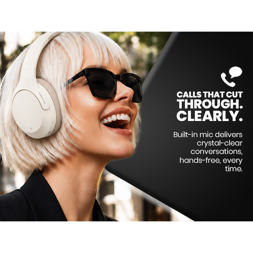 Volkano Odyssey ANC Bluetooth Wireless Headphone - Nude - image 25