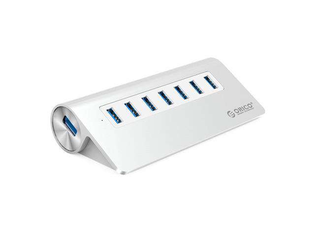 ORICO 7 Port USB3.0 Hub Aluminium Silver