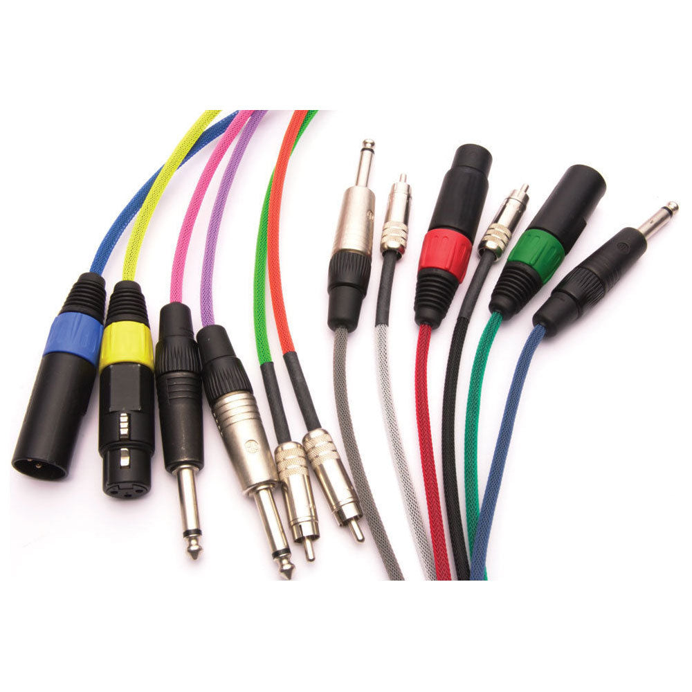 TECHFLEX AUDIO SNAKE COLOUR CODING KIT 6MM