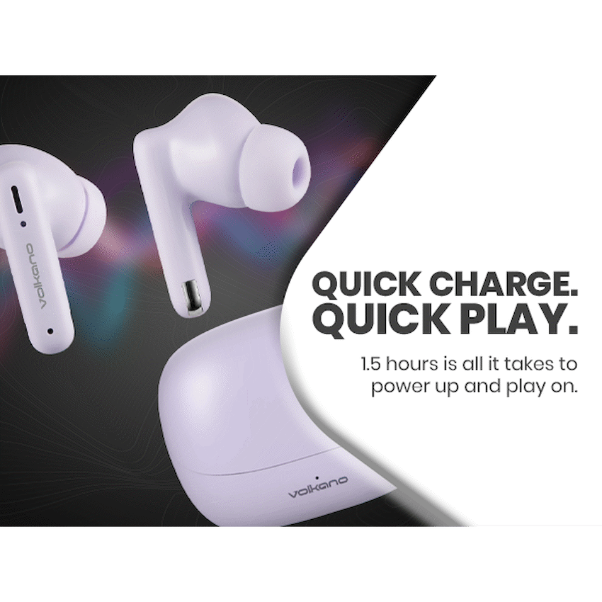 Volkano Jupiter Series TWS Earphones - Pastel Purple - image 26