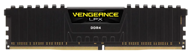 Corsair VENGEANCE® LPX 8GB (1 x 8GB) DDR4 DRAM 2666MHz C16 Memory Kit; 16-18-18-35; 1.2V; Black - image 2