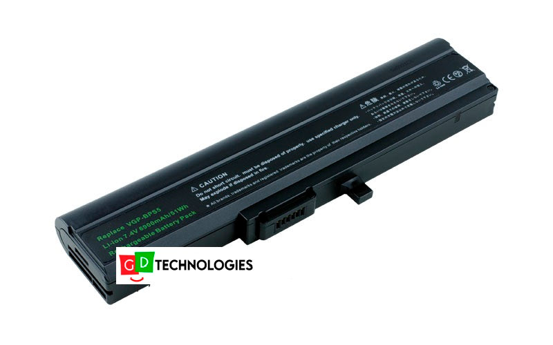 SONY VAIO VGN-TX25C 7.4V 7800MAH/58WH REPLACEMENT BATTERY