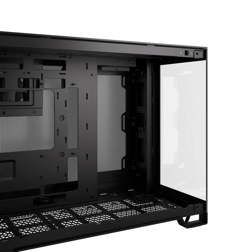 iCUE 2500X Micro ATX Black Dual Chamber PC Case; 2x 2.5'' Drive Bays; 2x 3.5''; Up to 360mm Radiator compatible - image 8