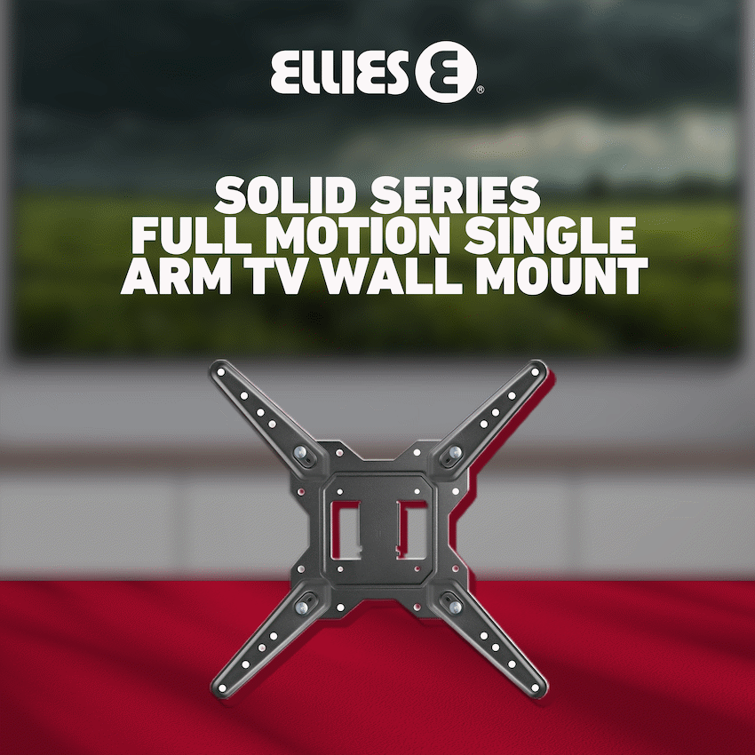 Ellies Solid series Full Motion Single Arm Tv Wall Mount For 23" - 55" TVs - image 28