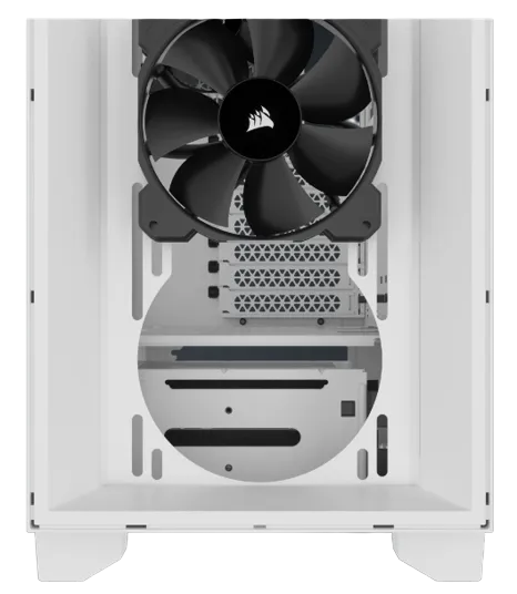 3000D AIRFLOW White Mid-Tower PC Case; 2x 3.5'' |  2x 2.5'' Drive Bays; Up to 360mm Radiator compatible; 2x 120mm fan incl - image 2