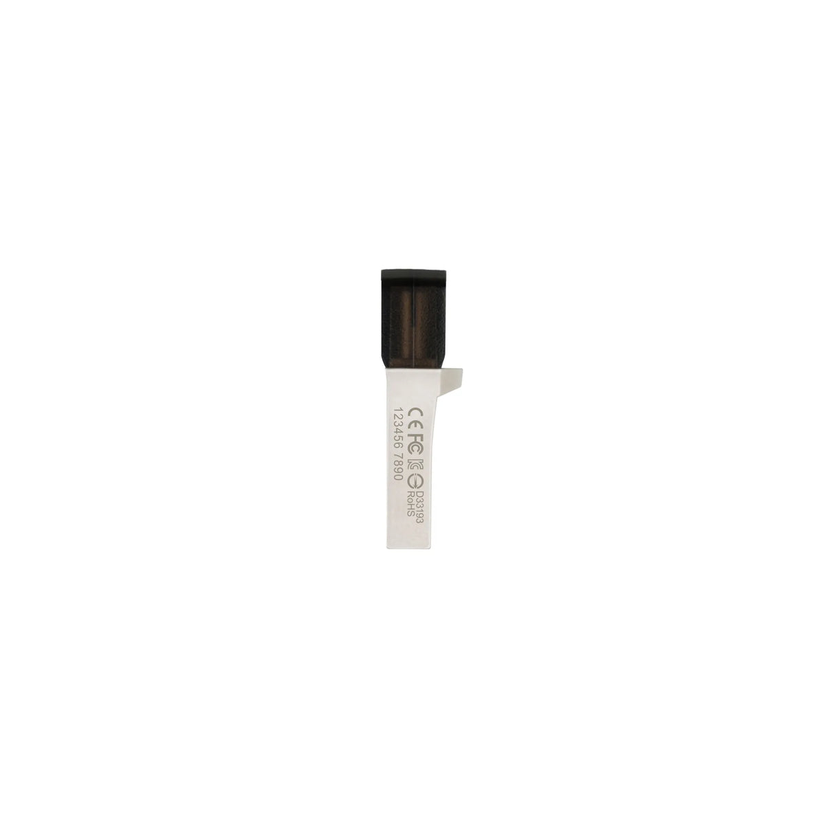 TRANSCEND 128GB JETFLASH 890 USB-C & USB 3.1 OTG FLASH DRIVE - SILVER - image 3