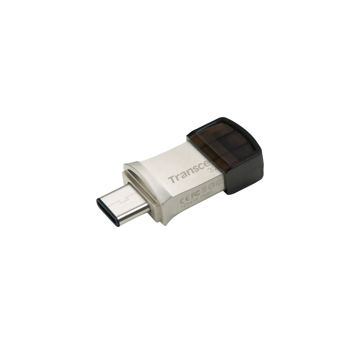 TRANSCEND 128GB JETFLASH 890 USB-C & USB 3.1 OTG FLASH DRIVE - SILVER - image 4