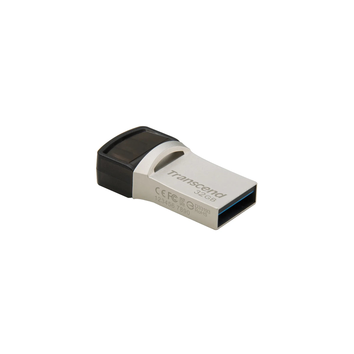 TRANSCEND 128GB JETFLASH 890 USB-C & USB 3.1 OTG FLASH DRIVE - SILVER - image 5
