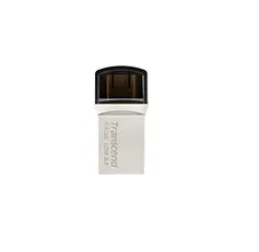 TRANSCEND 32GB JETFLASH 890 USB-C & USB 3.1 OTG FLASH DRIVE - SILVER - image 5