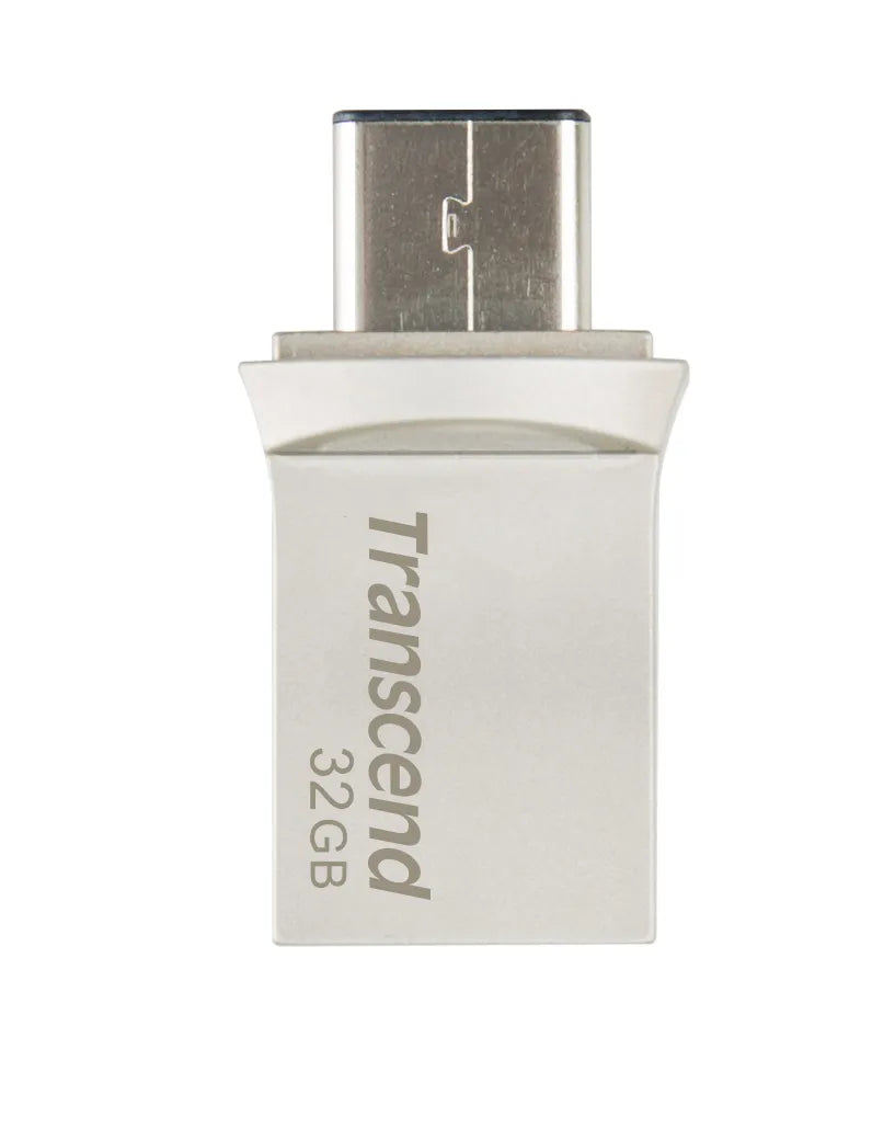 TRANSCEND 32GB JETFLASH 890 USB-C & USB 3.1 OTG FLASH DRIVE - SILVER - image 7
