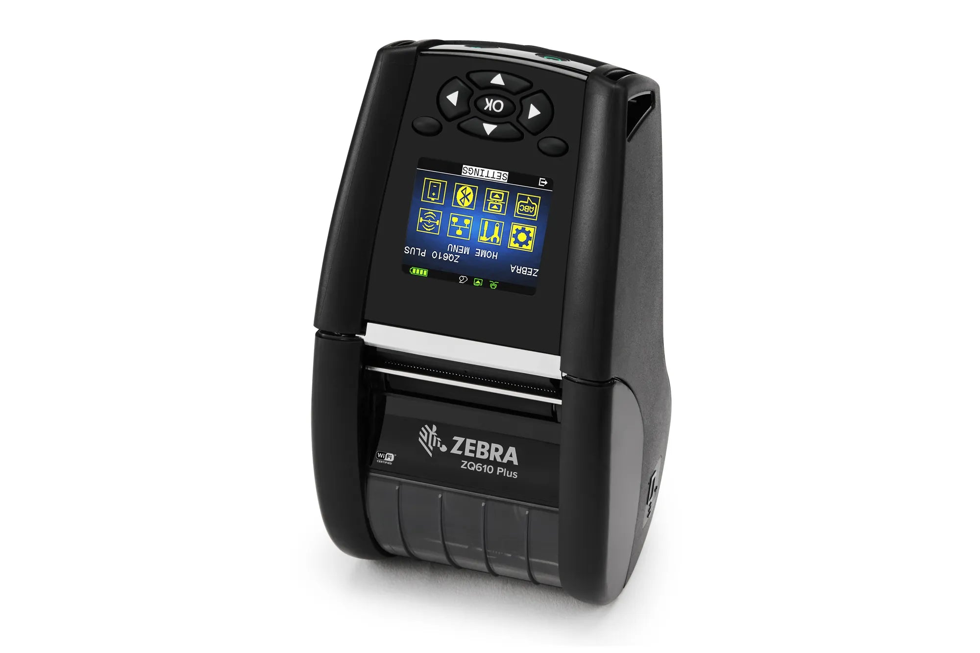 Zebra DT Printer ZQ620 Plus 3''/72mm; English fonts;Dual 802.11AC / BT4.x; Linered platen; 0.75'' core; Group E; Shoulder strap; - image 4