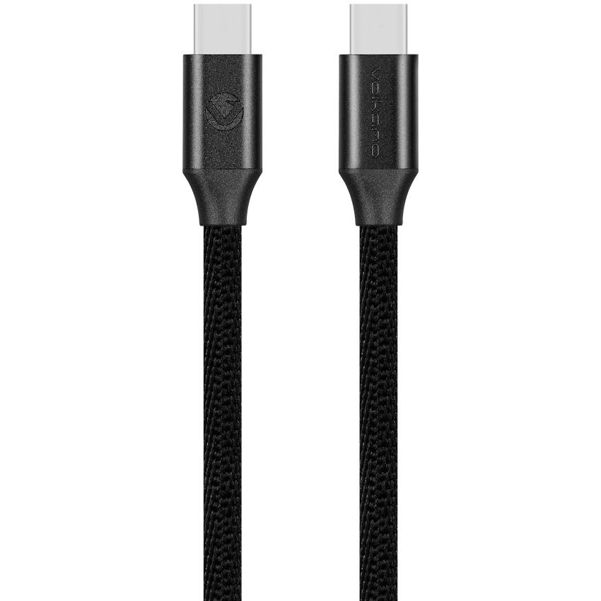 Volkano Weave Series Type-C to Type-C Cable (1.2m, 60w) - Black - image 2