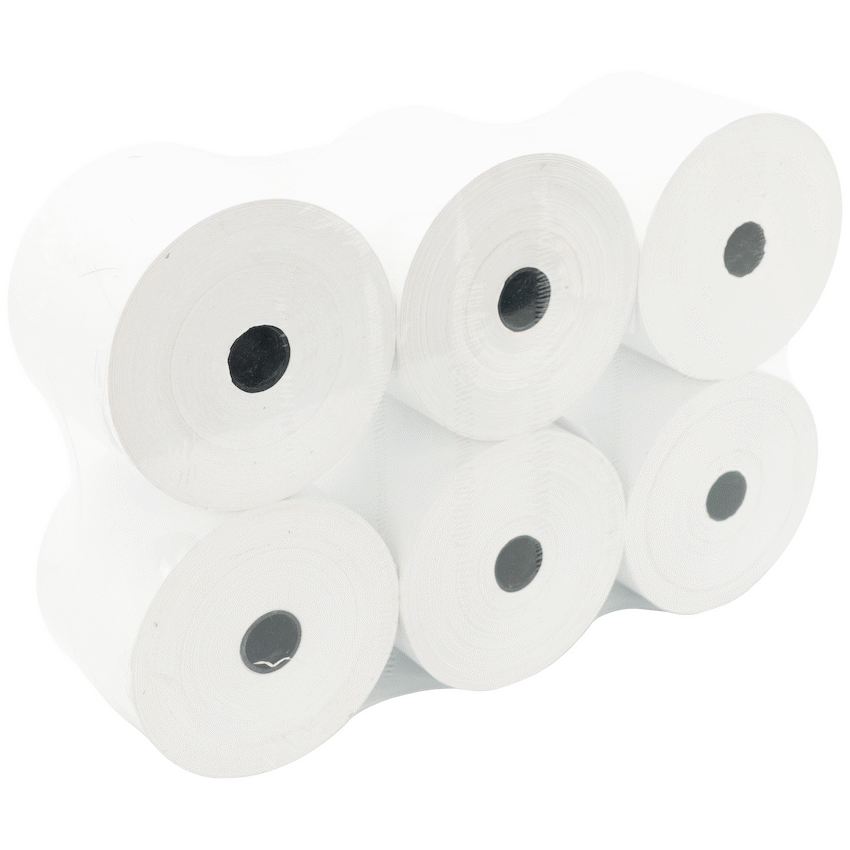 Thermal till rolls 57mmx76mm - Pack of 6 - image 2