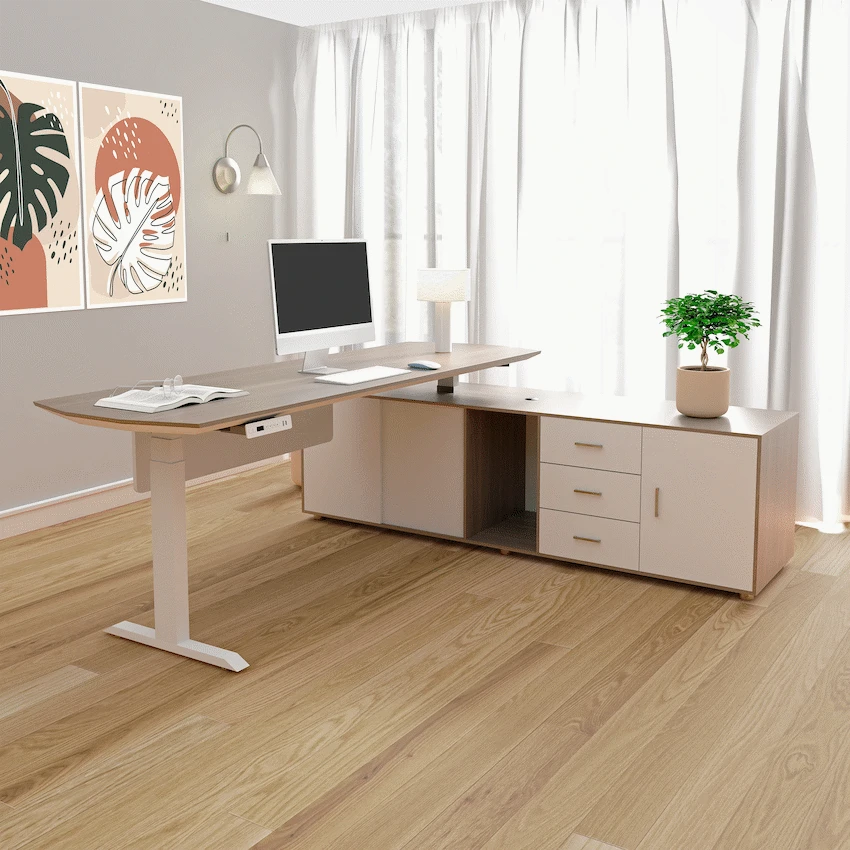 Everfurn Premium Miami Height Adjustable Desk - image 2