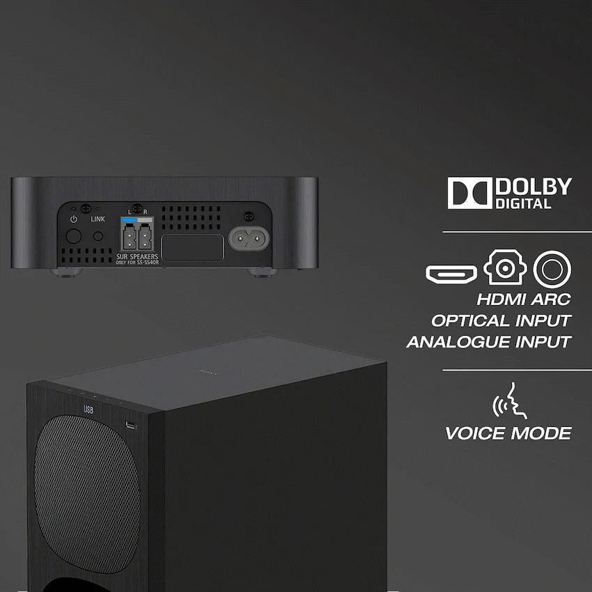 Sony HT-S40R 600w 5.1ch Soundbar with Wireless Rear Speakers - image 2
