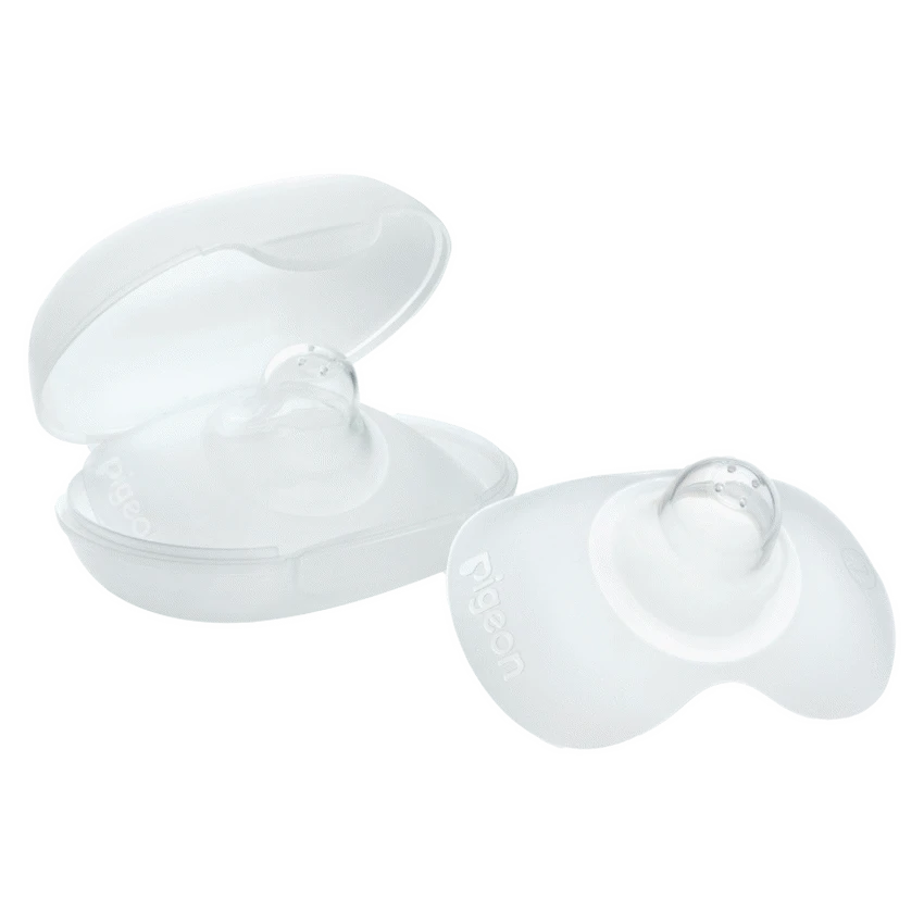 Pigeon - Silicone Nipple Shield (2 Pc) (L) (Size 3) - image 2