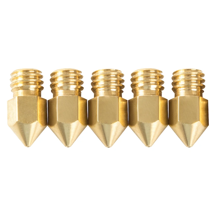 Creality M6 0.4mm Brass Nozzle - Big Head - 5 Pcs - image 2