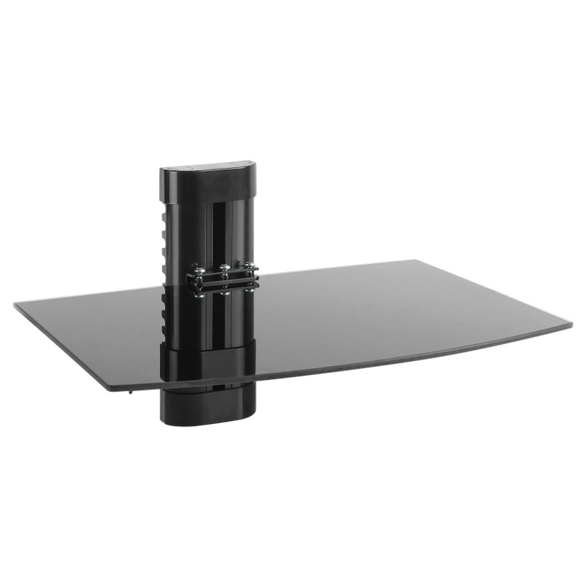 Volkano Steel Series Aluminium, Steel and Tempered Glass Single Shelf Unit - image 2