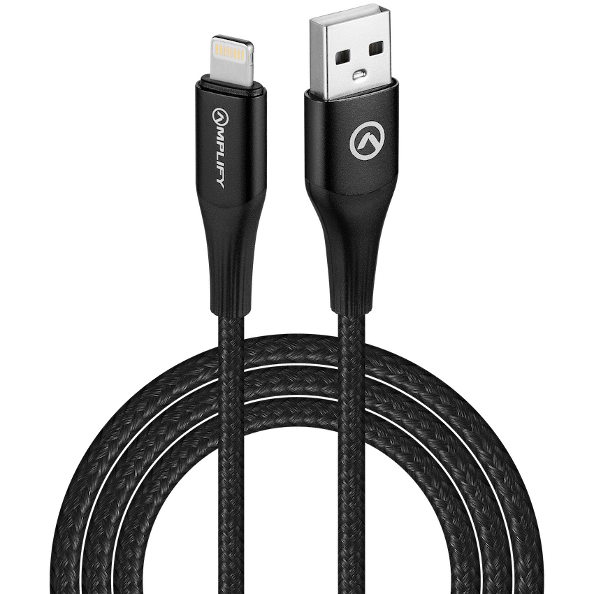 Amplify Linked Series USB to Lightning Braided Cable - Black 1m - image 2