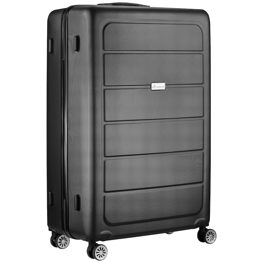 Travelwize Maple ABS 75cm 4-Wheel Spinner Luggage - Black - image 2