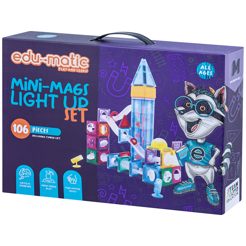 Edu-matic Mini-Mags Light Up Set 106 pieces - image 2