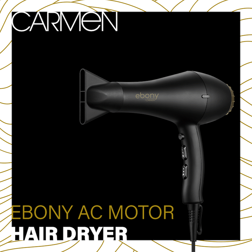 Carmen Ebony AC Motor Hair Dryer - image 2