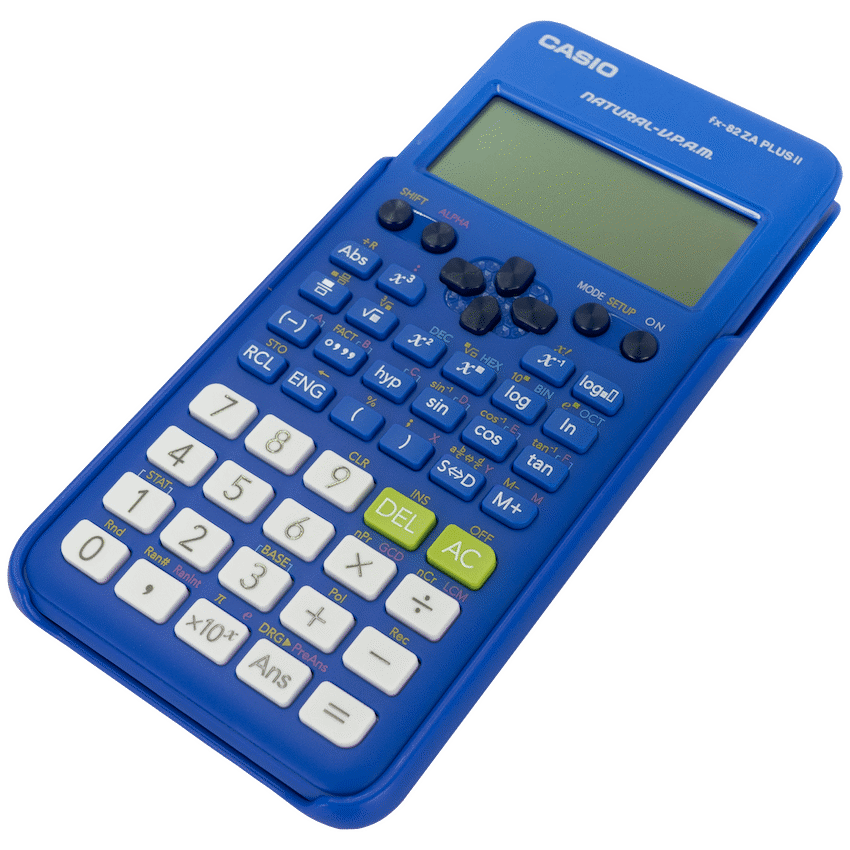 Casio FX-82 ZA Plus II Calculator - Blue - image 2