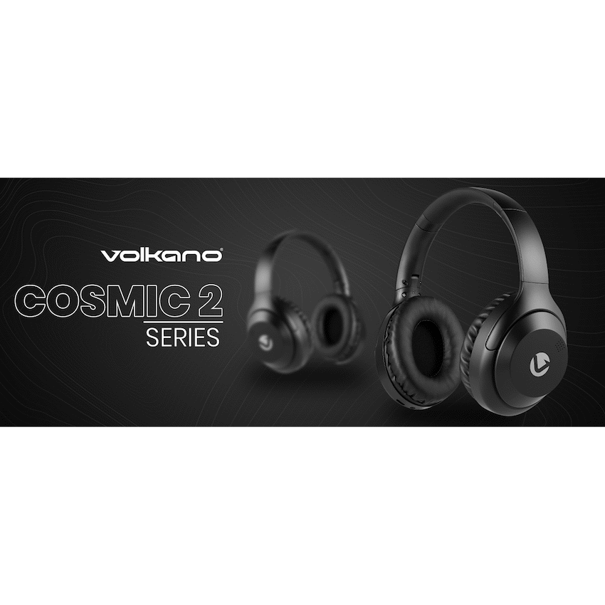 Volkano Cosmic 2 Series Bluetooth Headphones - Black - image 2