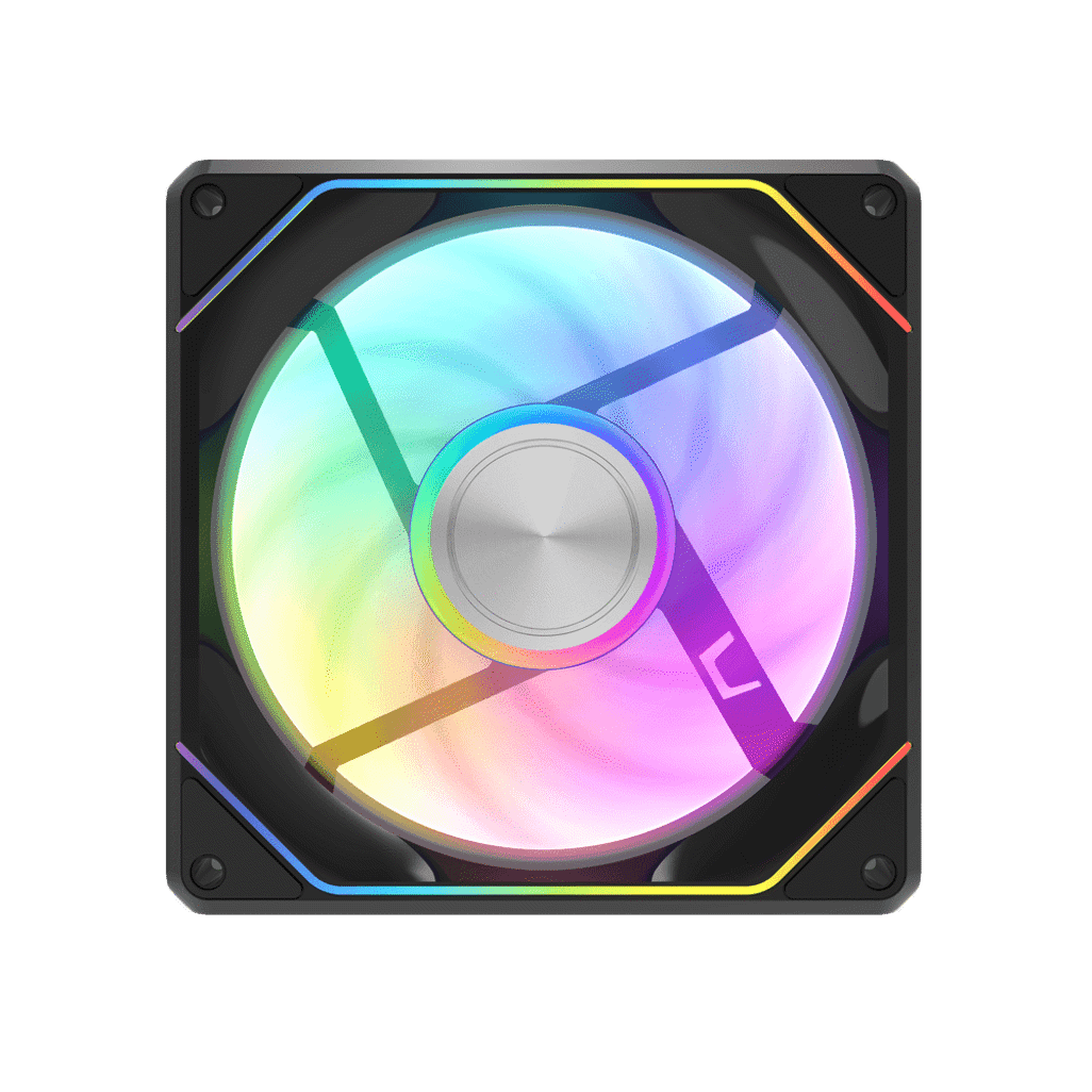 Darkflash G24 ARGB Cooling Fan - Black - 3-in-1