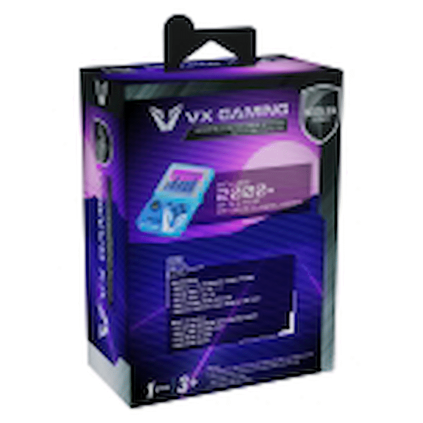 VX Gaming Nostalgia Series Handheld Retro Game Station with 4gb Micro SD - Blue - image 2