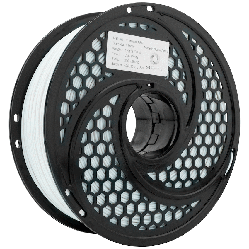 SA Filament ABS Premium Filament 1kg - Cool White - image 2