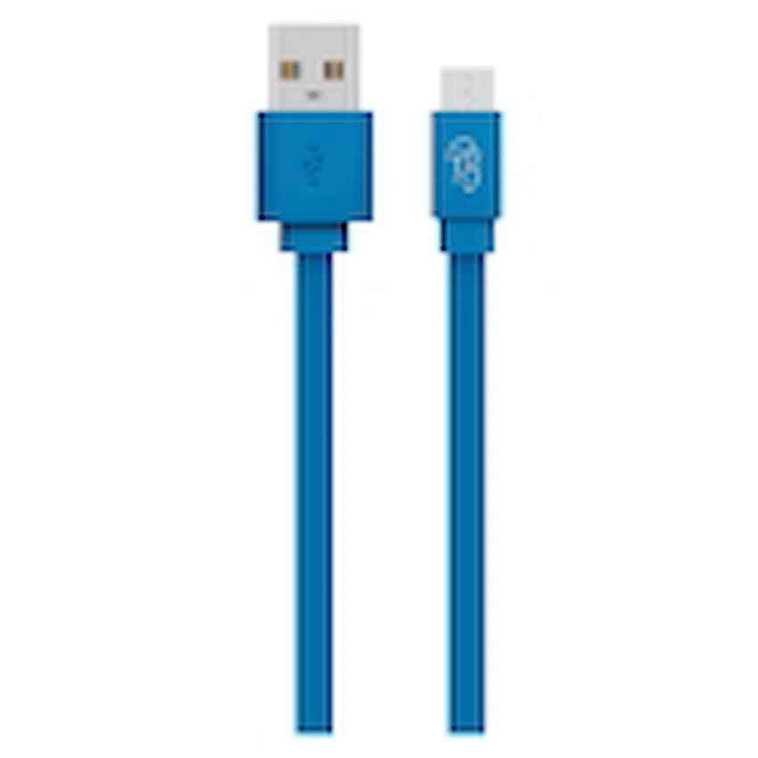 Pro Bass Energize Series Packaged Micro USB Cable - Blue 1.2m - image 2
