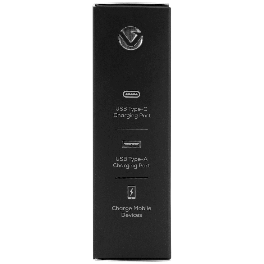 Volkano On-The-Go USB + Type-C 12w Car Charger - Black - image 2