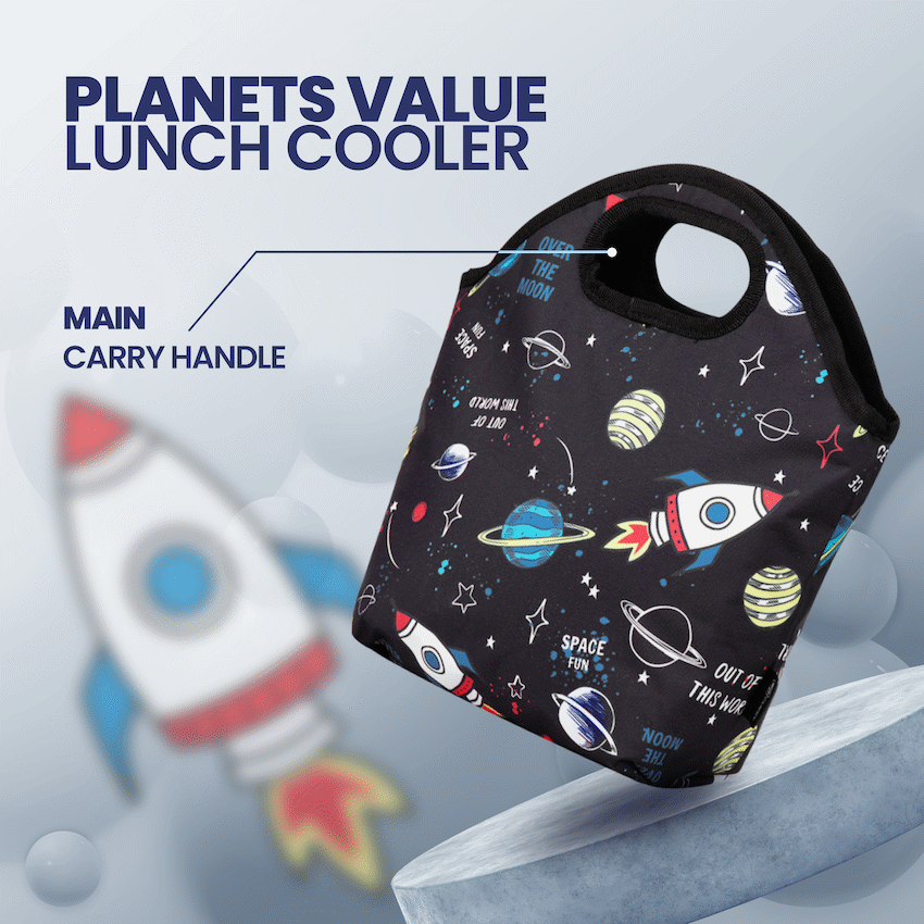 Quest Planets Value Lunch Cooler Black - image 2