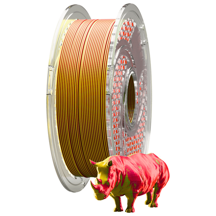 SA Filament Dual Silk PLA Filament 750g - Golden Scarlet - image 2