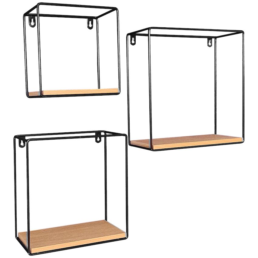 Everfurn Sarah Wall Shelves - Set of 3 - image 2