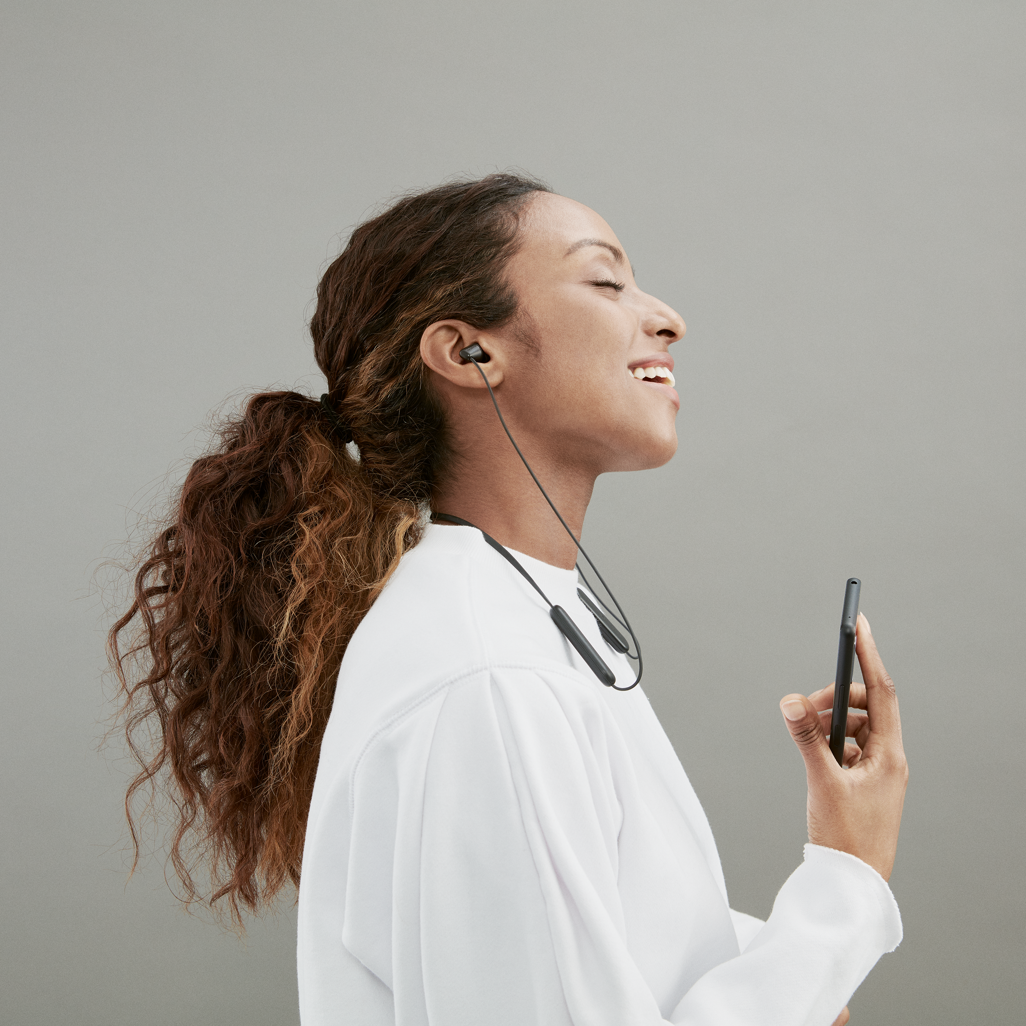 Sony WI-C100 (Black) Wireless Earphones