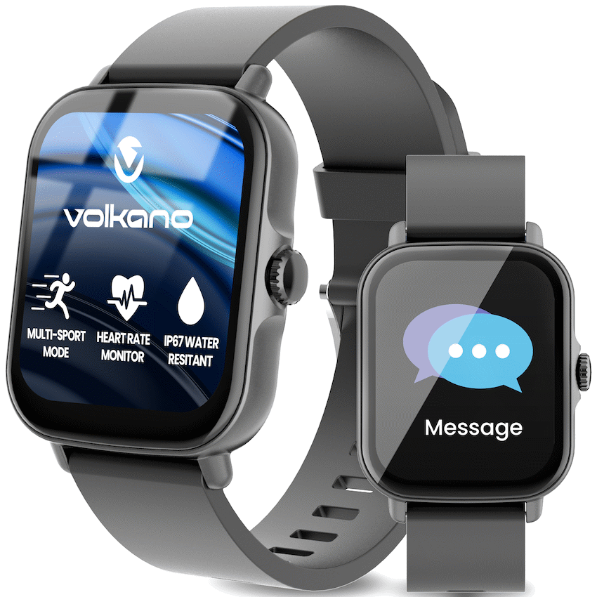 Volkano Active Tech Serene series Watch with heart rate monitor - Black - image 2