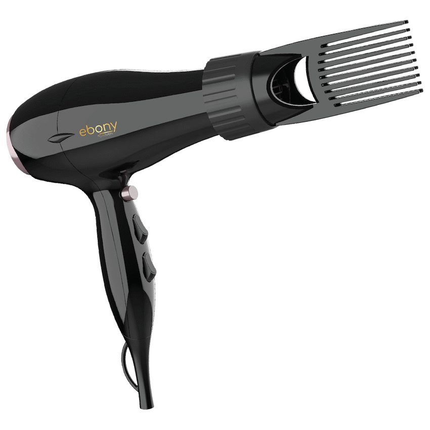 Carmen Power Comb Hairdryer 2000w - Ebony - image 2