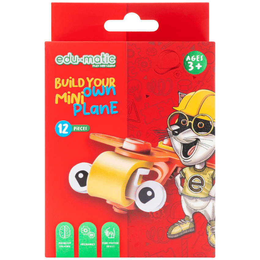 Edu-matic Flexi Build Mini Kit - Airplane - 12 pcs - image 2