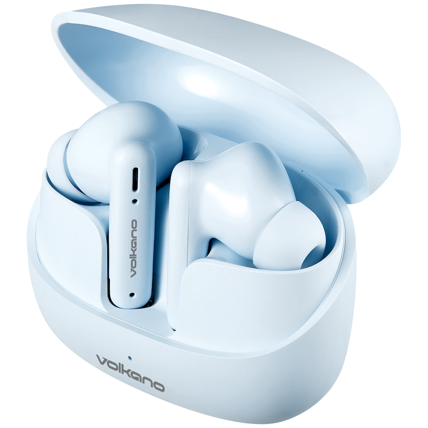 Volkano Jupiter Series TWS Earphones - Pastel Blue - image 2