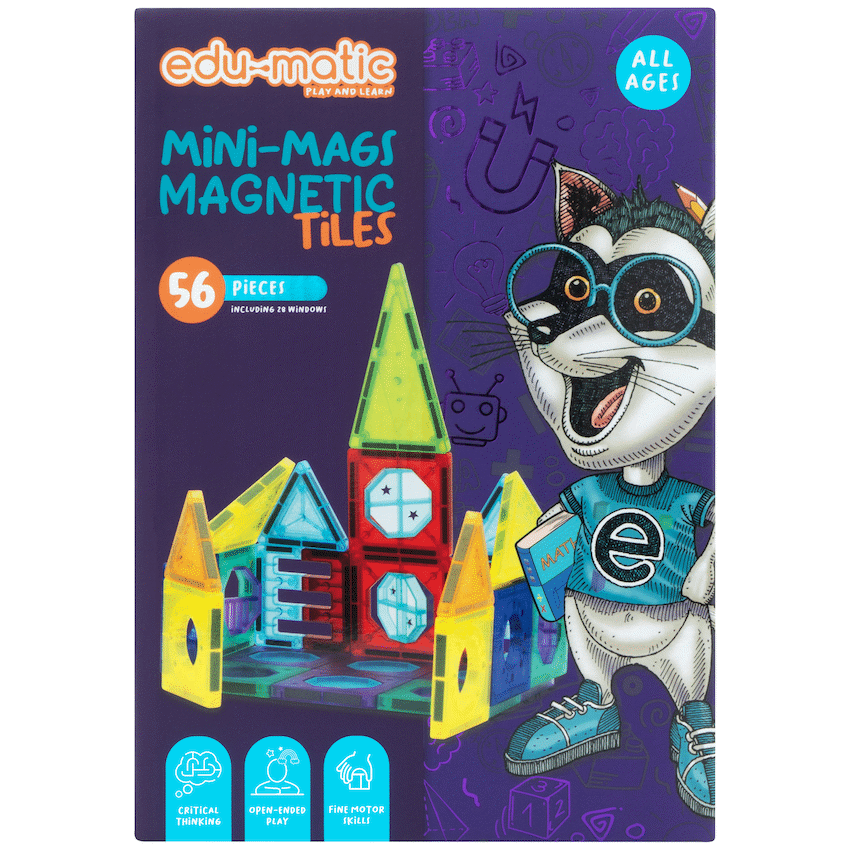 56 Magnetic Tiles, Windows and Stickers - image 2