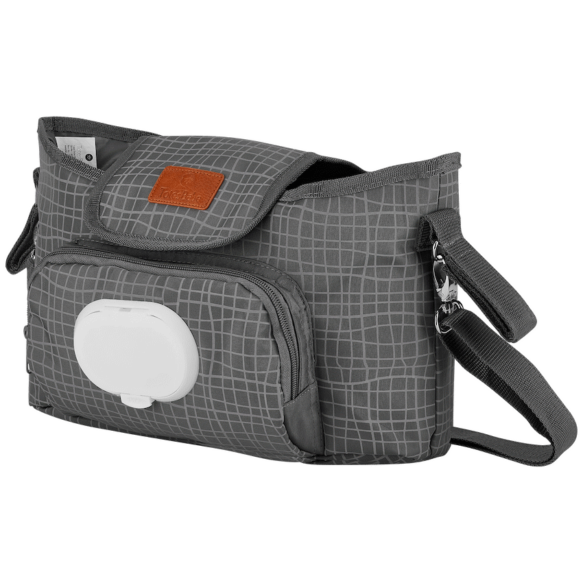 Totes Babe Wavy Series Stroller Caddy Grey - image 2