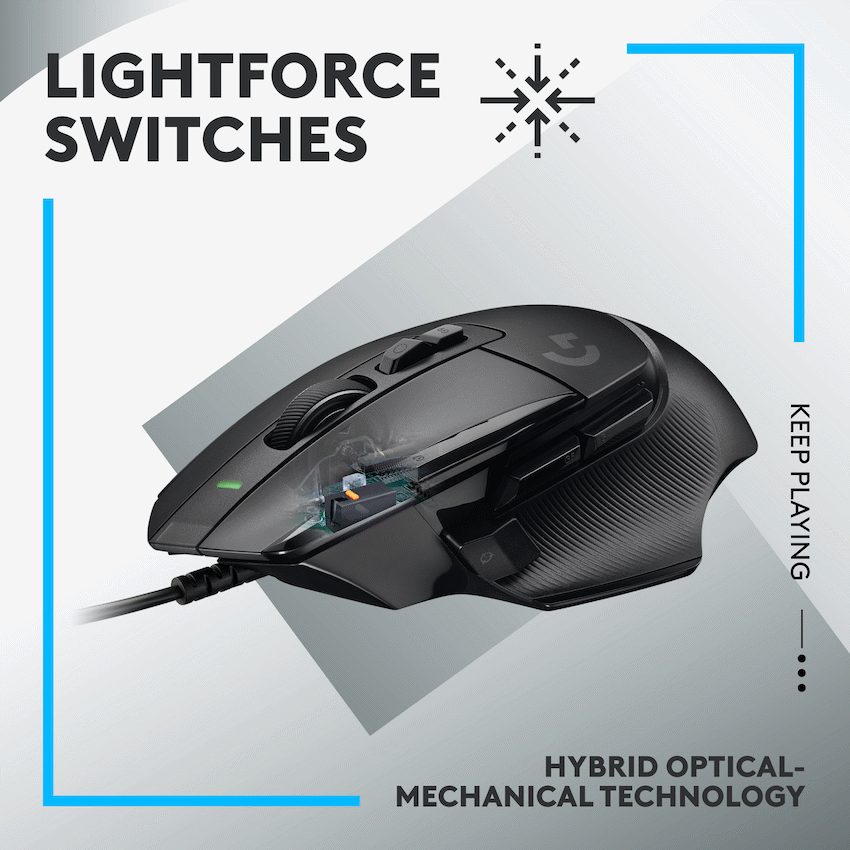 Logitech(R) G502 X Gaming Mouse - Black - image 2