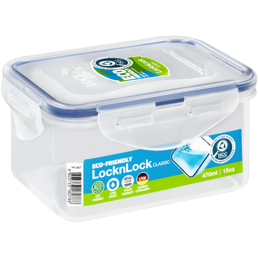LocknLock Rectangular Airtight Container 470ml ( Order in Qty of 6) - image 2