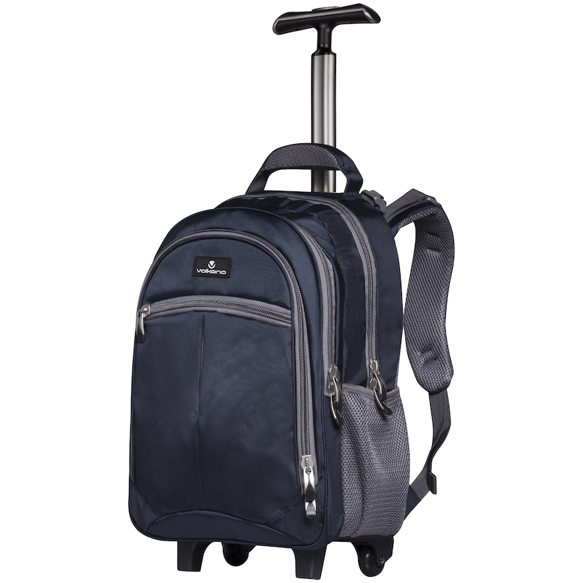 Volkano Orthopaedic Trolley Backpack 27L - Navy/Grey - image 2