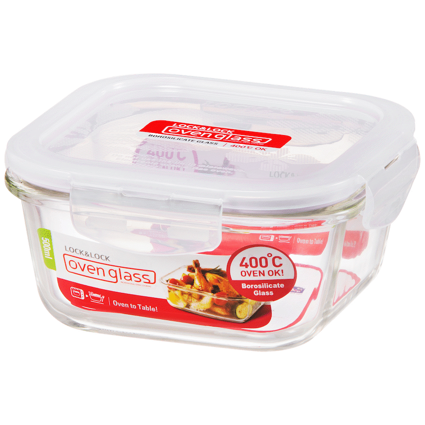LocknLock Euro Glass container sq. 500ml ( Order in Qty of 6) - image 2