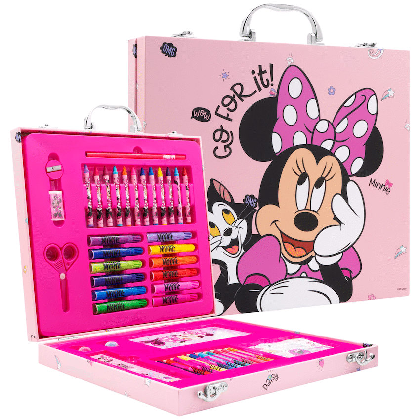 42-Piece Colouring Stationery Briefcase - Minnie Mouse - image 2