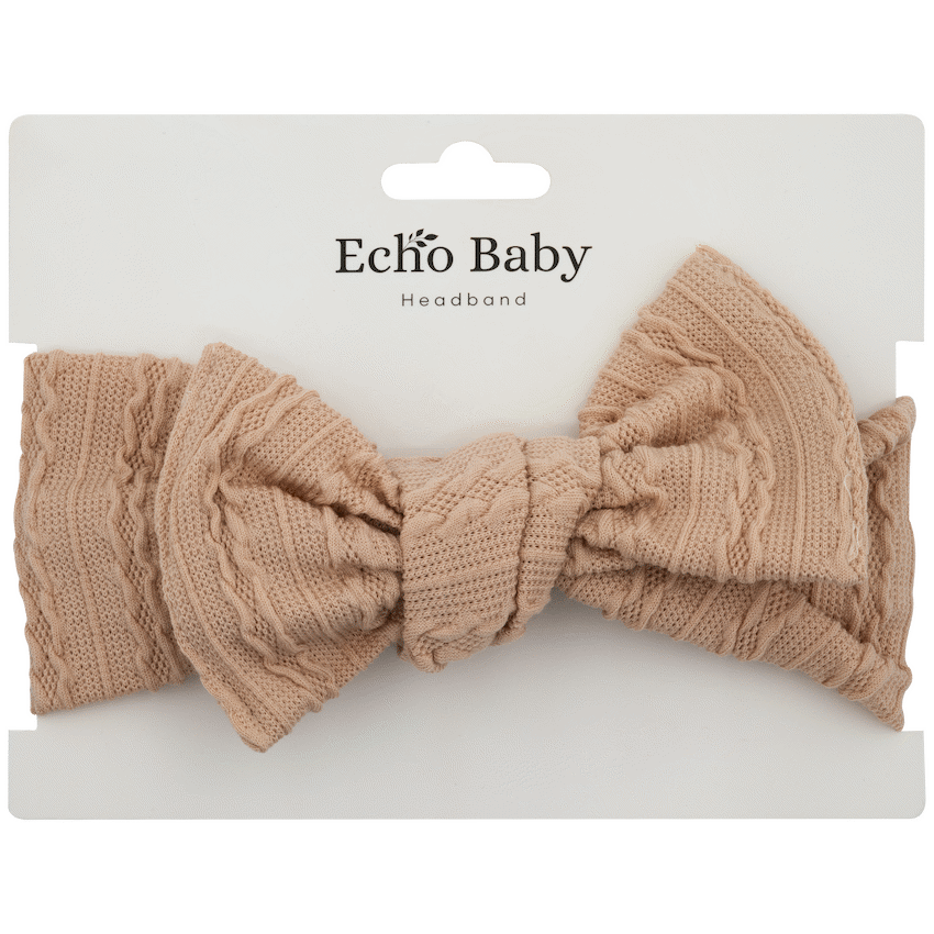 Echo Baby Bow Headband - Bone - image 2