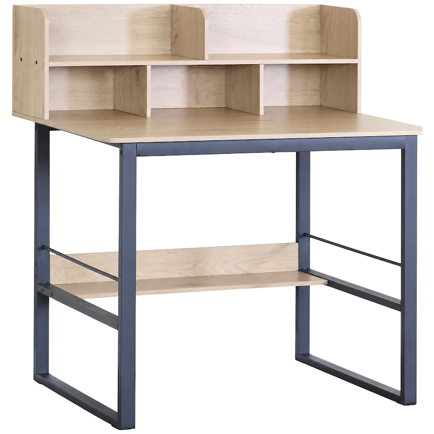 Everfurn Marcel Office Desk With Shelves - image 2